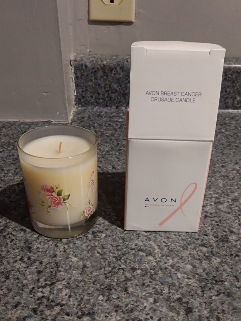 Avon Breast Cancer Awareness Candle
